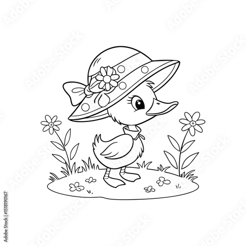 Cute Animal Adventures: Printable Coloring Book for Kids & Toddlers