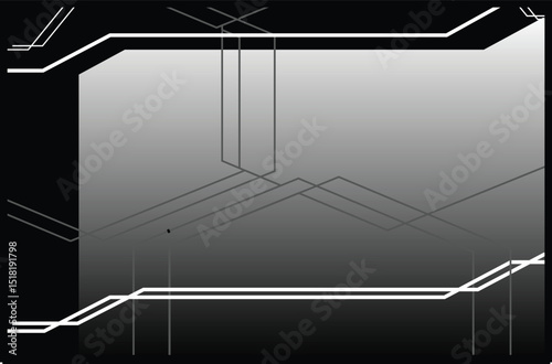 Black and White abstract background in squares. eps 10