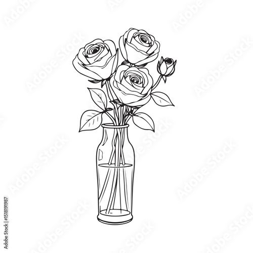 Botanical Bliss: Elegant Flower Coloring Pages for Relaxation & Creativity