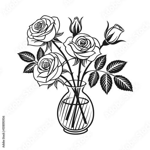 Botanical Bliss: Elegant Flower Coloring Pages for Relaxation & Creativity