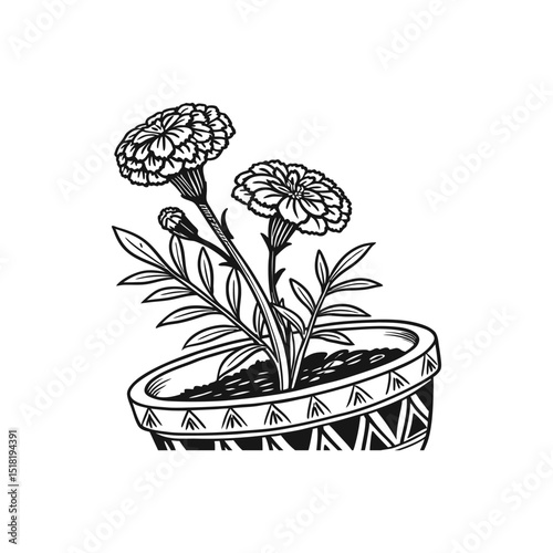 Botanical Bliss: Elegant Flower Coloring Pages for Relaxation & Creativity