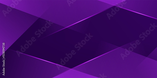Modern abstract background, Polygon elegant purple background vector for presentation business banner or web background EPS 10