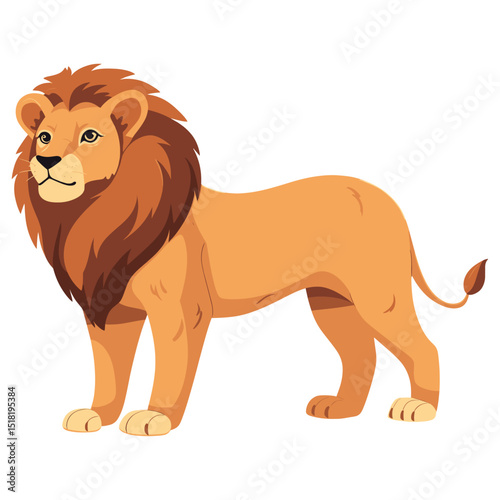Lion illustration wildlife animal vector
