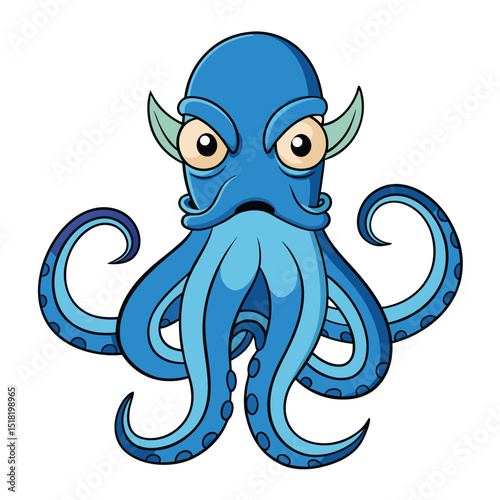 funny octopus cartoon