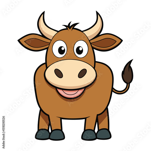 funny cow cartoon