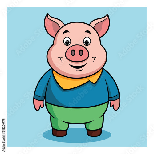 cartoon pig cartoon