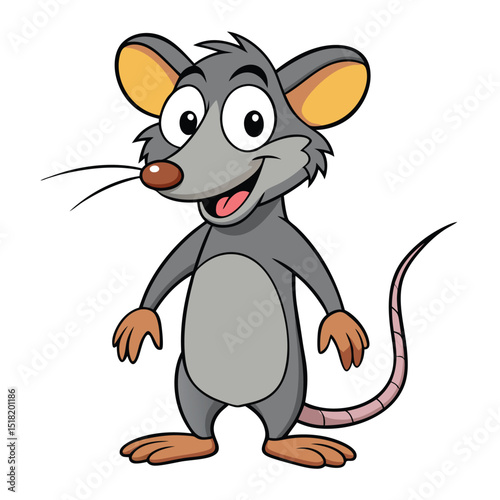 cartoon mouse with cheese