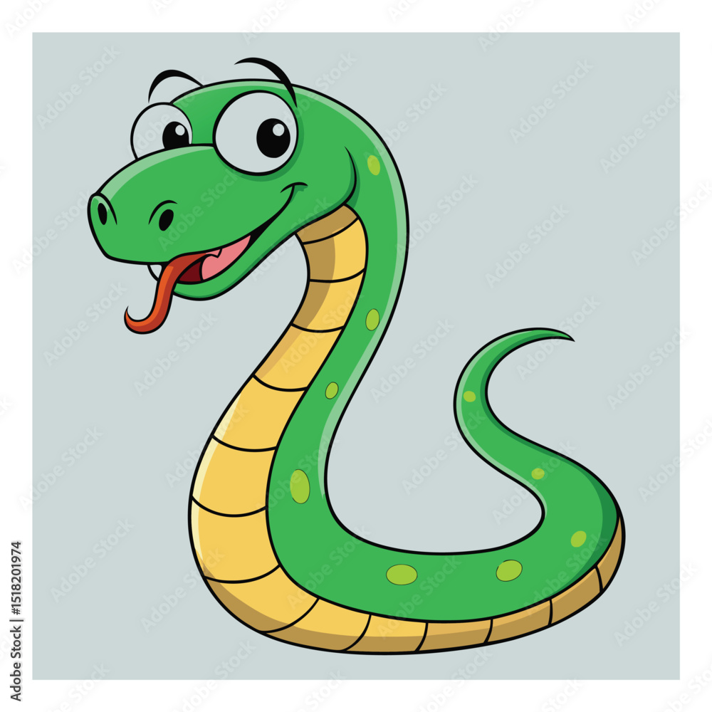 Fototapeta premium snake in the form of snake