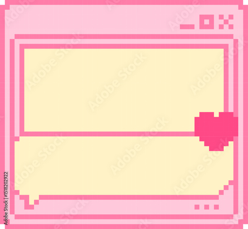 Pixel Illustration of Interface Window