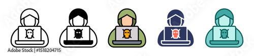 Hacker multiple icon