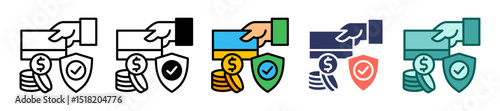 Secure Payment multiple icon