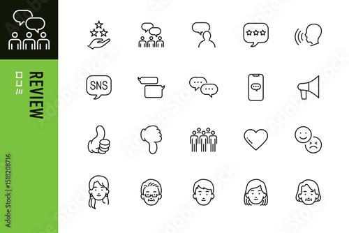 口コミのラインアイコンセット