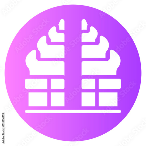Temple gradient icon