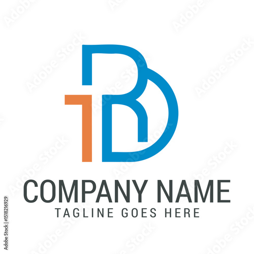 Creative Letter RD or DR Send and Grow Vector Logo Design Templets. 標誌設計, ロゴデザイン, Diseño de logotipo
