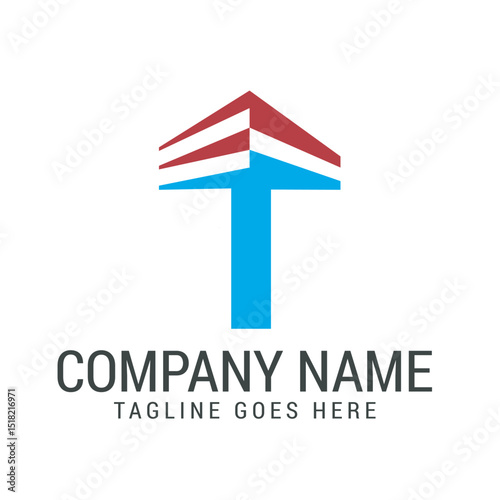 Letter T Real Estate or Property Vector Logo Design Templates. 標誌設計, ロゴデザイン, Diseño de logotipo