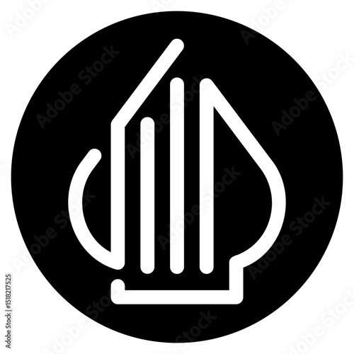 halal glyph icon