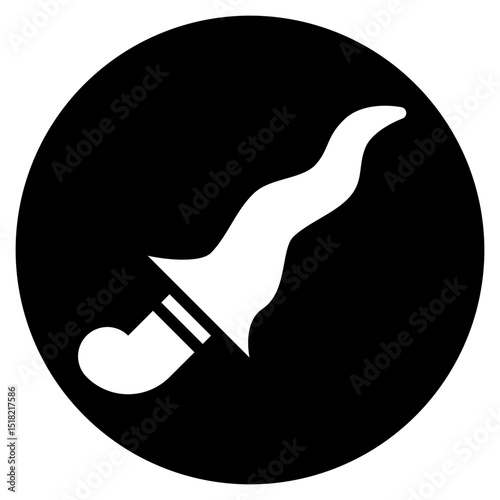keris glyph icon