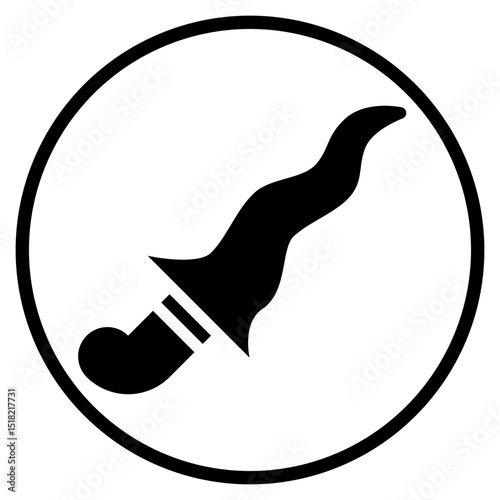 keris glyph icon