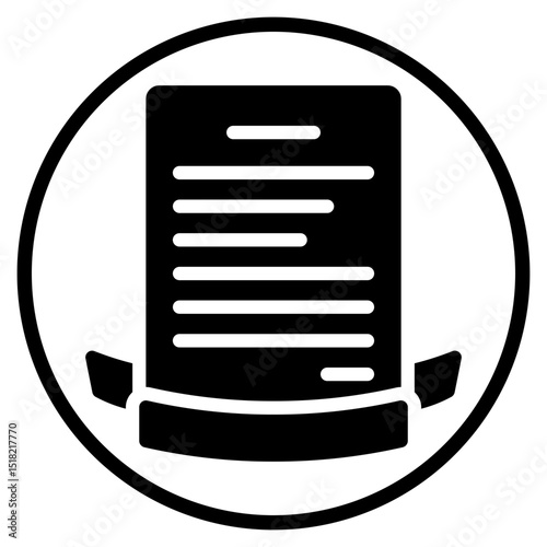 Proclamation glyph icon