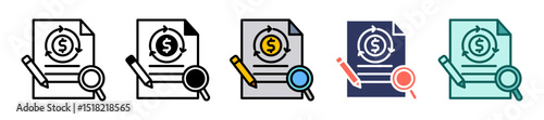 Cash Flow Statement multiple icon