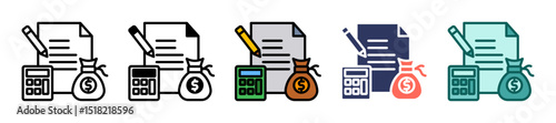 Budgeting Tools multiple icon