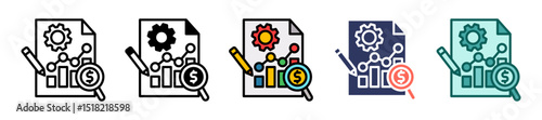 Variance Analysis multiple icon