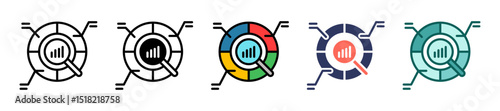 Predictive Analytics multiple icon