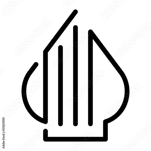 halal line icon