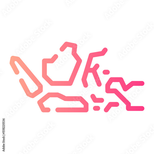 indonesia gradient icon