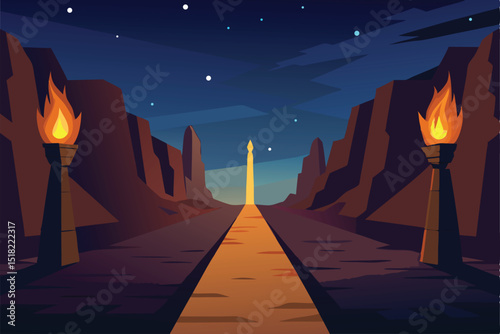 road to the night background