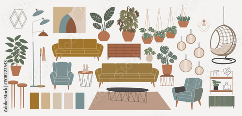set of kitchen furniture