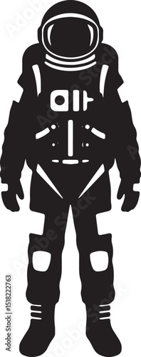 Astronaut Silhouette Space Exploration, Cosmonaut, Galaxy, Universe,  Space Suit Design