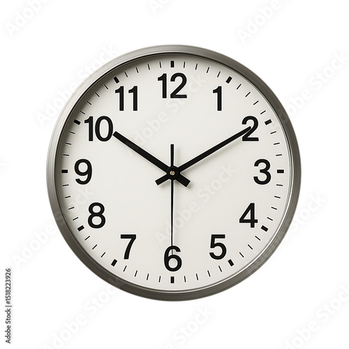 wall clock isolated on Transparent png background 