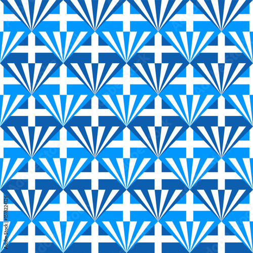greece flag pattern. geometric background. vector illustration