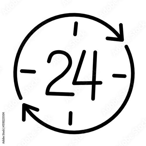 24 hour icon