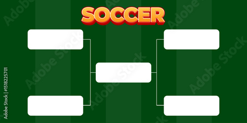 Design Creative Tournament Bracket Vector