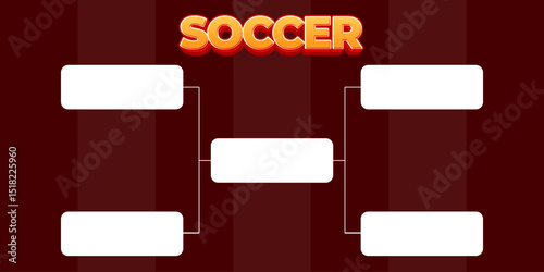 Design Creative Tournament Bracket Vector