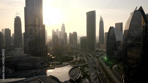 Ethereal Silhouette Quality of Skyscrapers Real Estate Buildings
