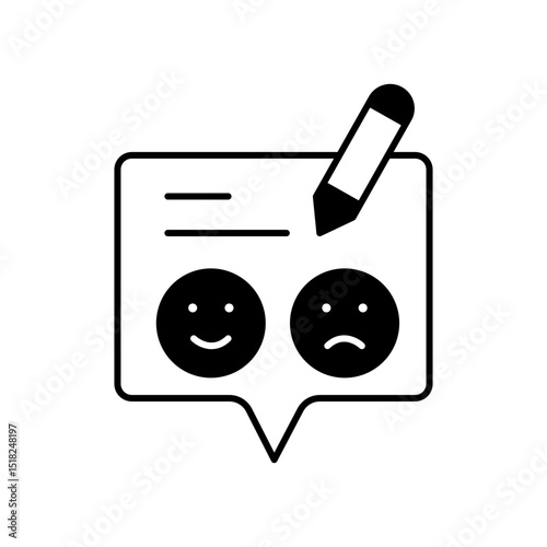 Customer Feedback Review Fill Icon
