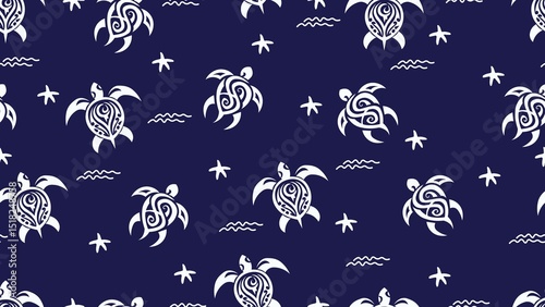 Turtle Seamless Pattern Background. Turtle illustration pattern. Turtle, background. Perfect for fabrics, textile, wallpaper, decor. 