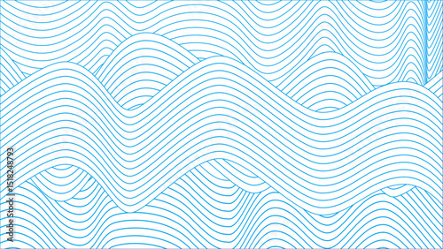 Wave Line Vector Art