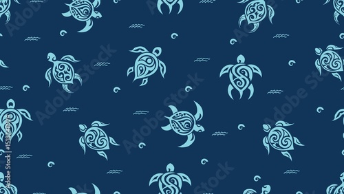 Turtle Seamless Pattern Background. Turtle illustration pattern. Turtle, background. Perfect for fabrics, textile, wallpaper, decor. 