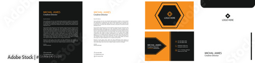 Stationary Designs, Letterhead, business card, envelop 
corporate company branding EPS file easy to edit
