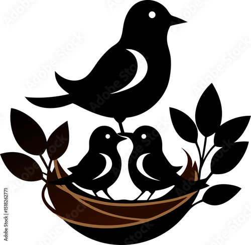 birds on a branch