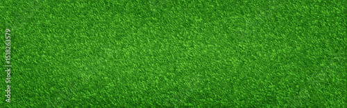 Grass texture. Realistic green field background with foliage effect. Nature, sport or garden texture. Soccer or football wallpaper. Green summer carpet. Vector Illustration.