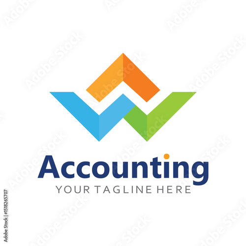 Free Download Accounting Consultant Logo Featuring Gear and Chart Elements - GFXLoad