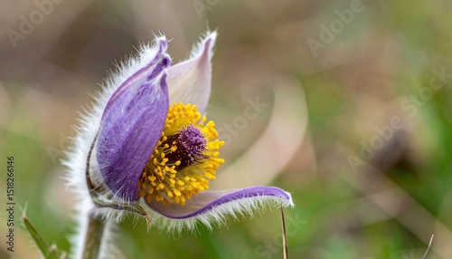 Purple flower close-up