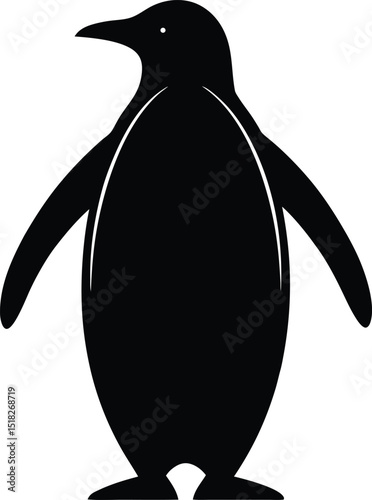 Penguin Vector Illustration – Arctic Animal Cartoon Design