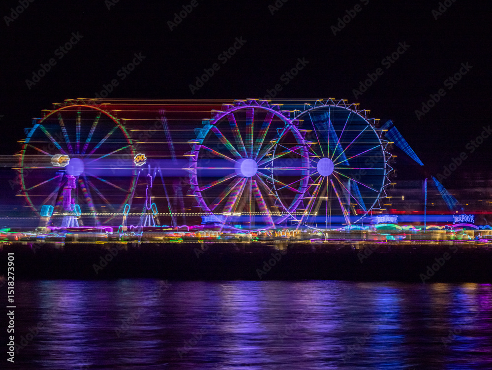 Obraz premium Das dreifache Riesenrad