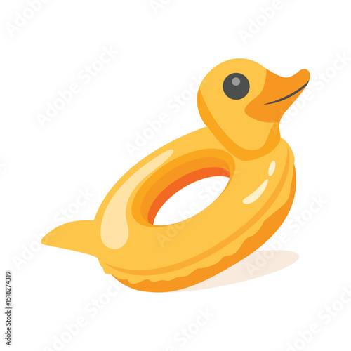 Get this 2d style icon of inflatable duck